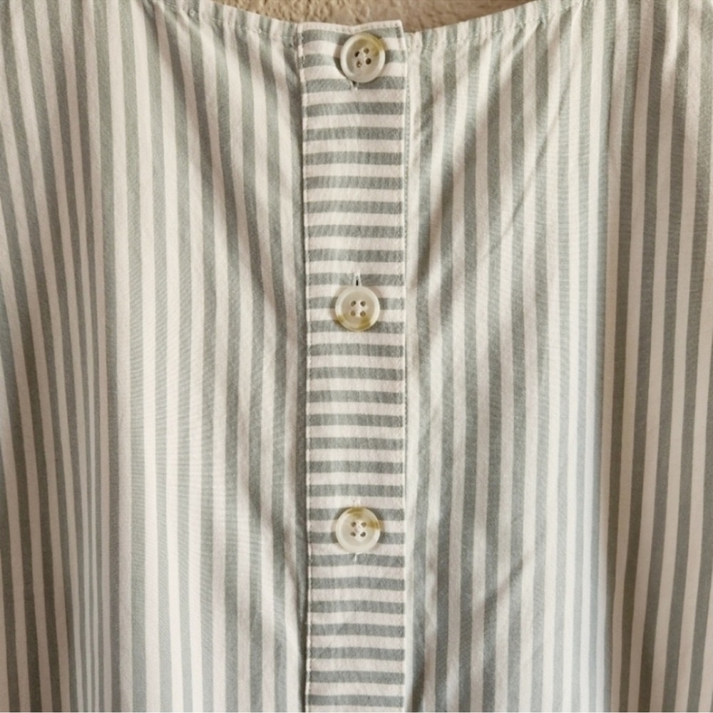Madewell Striped Easy Button Back Pullover Shift … - image 5
